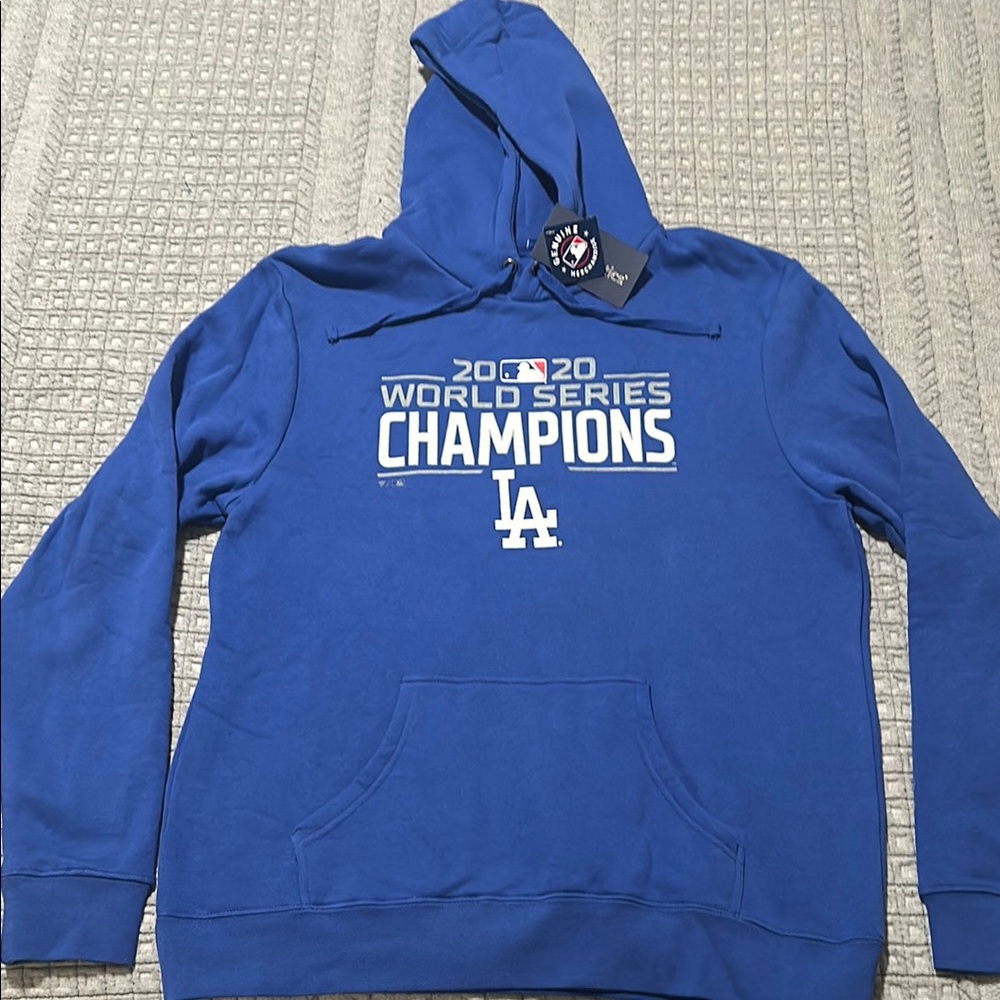 Fanatics Blue Hoodie with World Series Champions Design